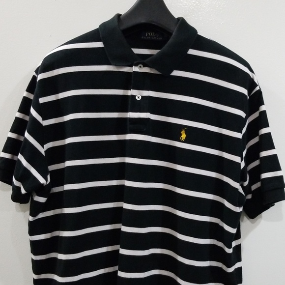 Polo by Ralph Lauren men's black & white xl shirt - Picture 4 of 8